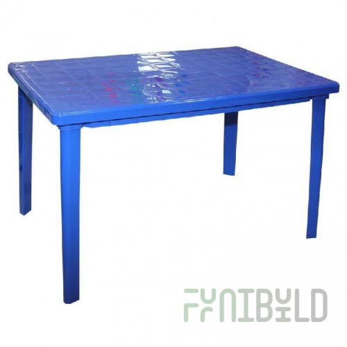 Rectangular table Ostby blue