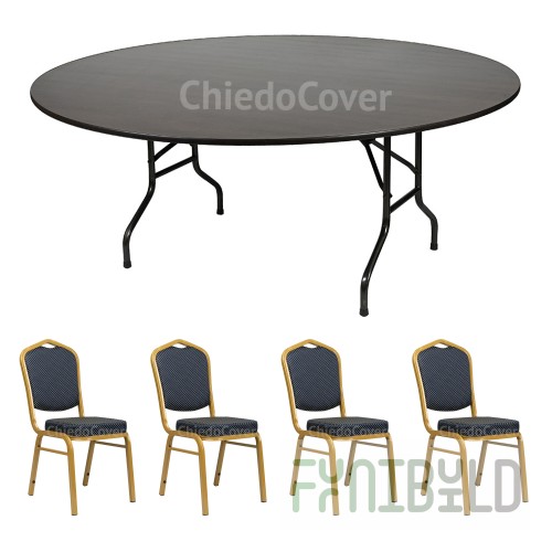 Dining group table Leader 3, 4 chairs Hit 25mm