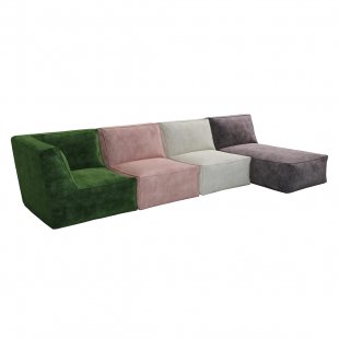 Modular sofa Quadro set, 4 elements