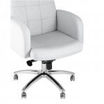 Executive chair Lanset microvelour light gray