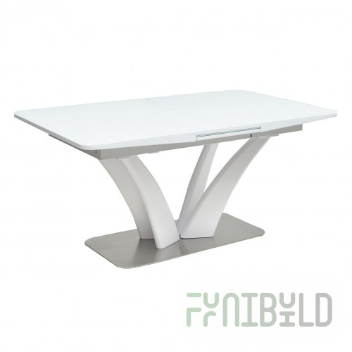 Freya table, white gloss