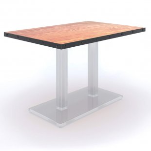 Loft tabletop Strip-Rivet 1200x800