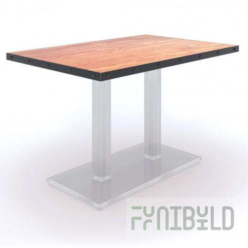 Loft tabletop Strip-Rivet 1200x800