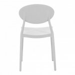 Chair plastic Toby white