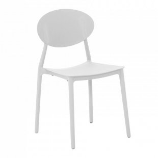 Chair plastic Toby white