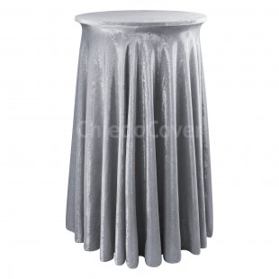 Table Cover 21 Festive, Silver
