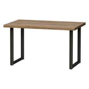 Table Loft-2, 1600x800x850, light walnut, black