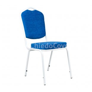 Chair Hit 22mm - white, chenille blue