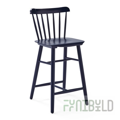 Tucker bar stool, graphite wood