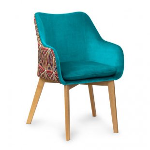 Malawi chair, turquoise