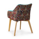 Malawi chair, turquoise