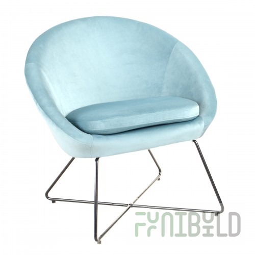 Columbia chair dusty blue