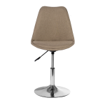 Office chair Naples, beige, chrome leg