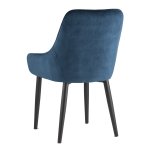 Chair Diana, blue-green velvet