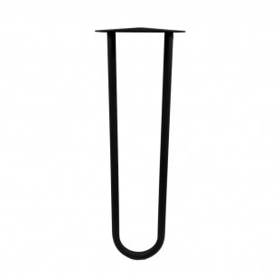 Hairpin leg for table loft black 50 cm