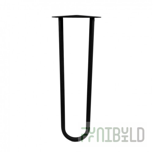 Hairpin leg for table loft black 50 cm