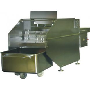 INSTALLATION OF GUILLOTINE CUTTING OF MEAT BLOCKS
