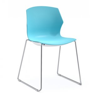 Plastic chair Nofrill on runners