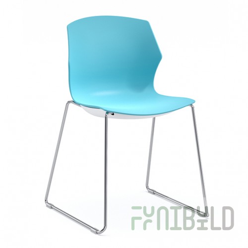 Plastic chair Nofrill on runners