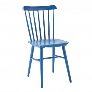 Tucker Chair, Blue Wood