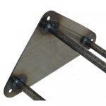 Triple reinforced hairpin leg 50 cm