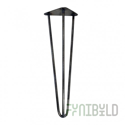 Triple reinforced hairpin leg 50 cm