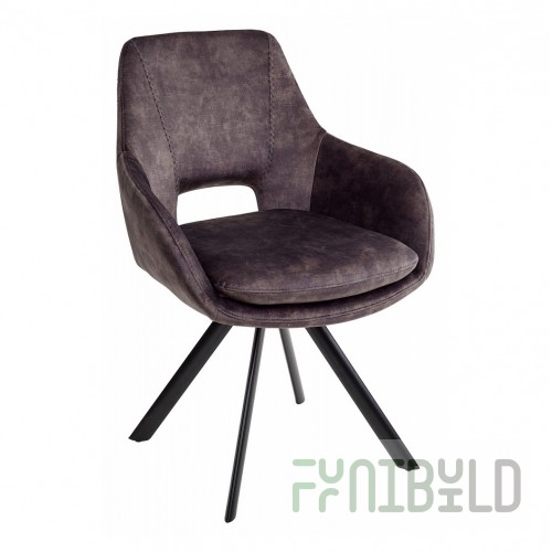 Flood chair dark grey