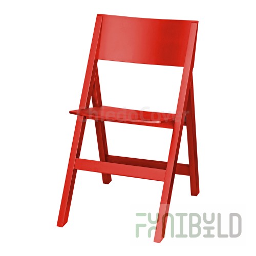 Folding chair Thorny, red
