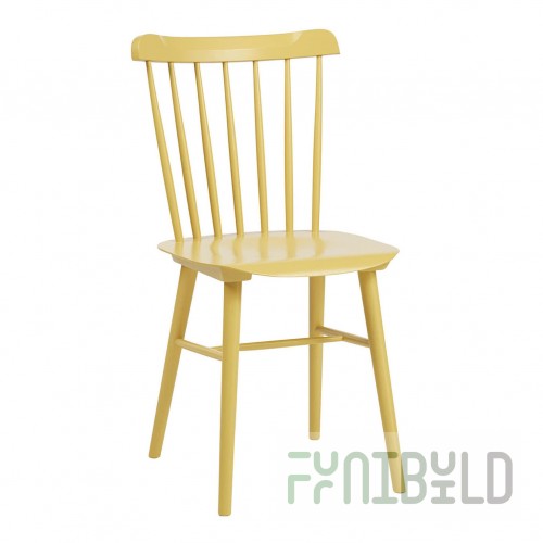 Tucker chair, beige wood
