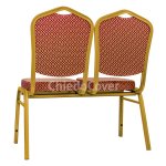 Section of chairs Hit - gold, red rhombus