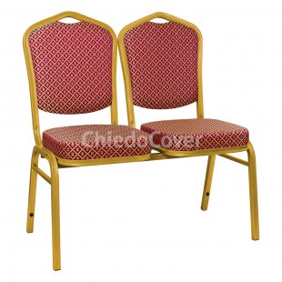 Section of chairs Hit - gold, red rhombus