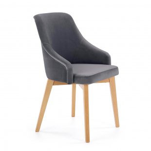 Chair Halmar toledo 2, honey oak, Solo 267