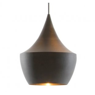 Pendant lamp Beat Light Fat By Romatti black