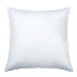 Swan down pillow in teak 68x68