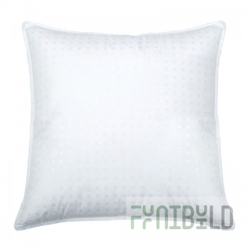 Swan down pillow in teak 68x68
