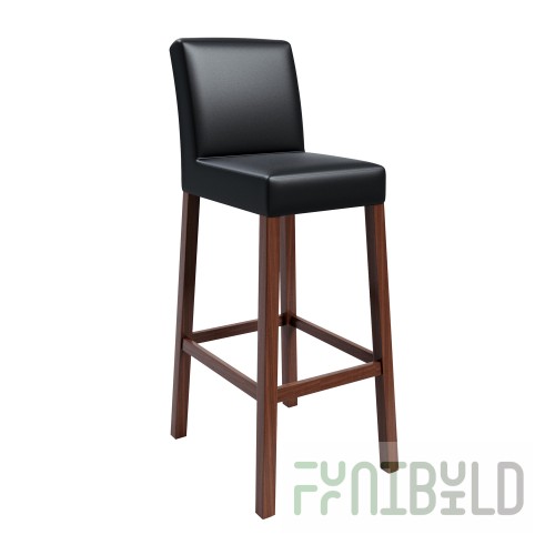 Bar stool 01, black