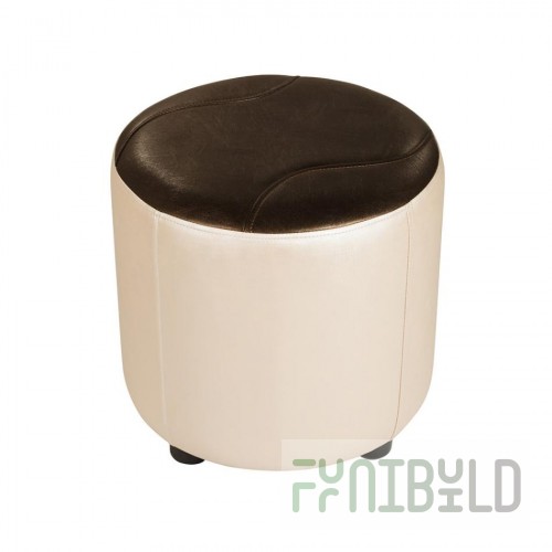 Pouf for the hall Angelica, round