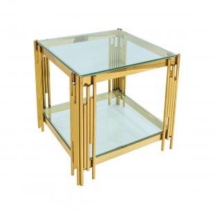 Gatsby Coffee Table 55 x 55 Gold
