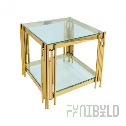 Gatsby Coffee Table 55 x 55 Gold