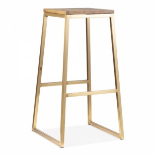 Konsec bar stool, gold