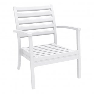 Plastic chair Artemis XL, white