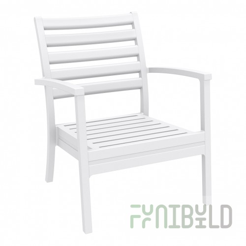Plastic chair Artemis XL, white