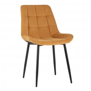 Chair Flex velour orange