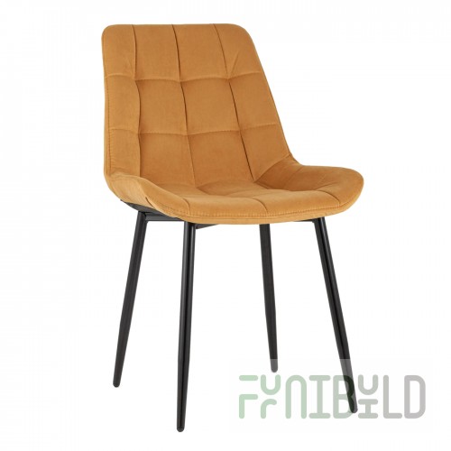 Chair Flex velour orange