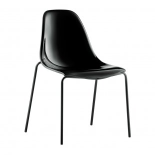 Plastic chair DayDream, black