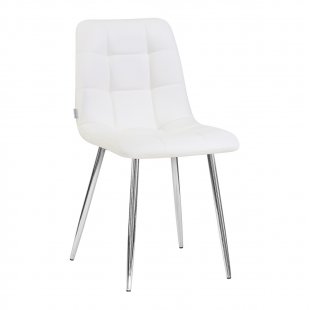 Chair LML-7094 Alex Chrome, white