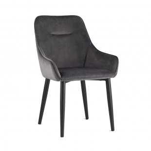 Chair Diana, velveteen grey