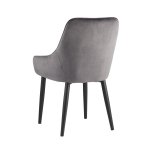 Chair Diana, velveteen grey