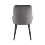 Chair Diana, velveteen grey