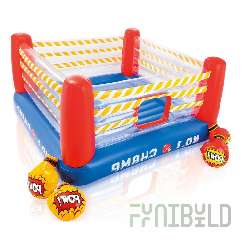 Inflatable trampoline - play center Boxing ring